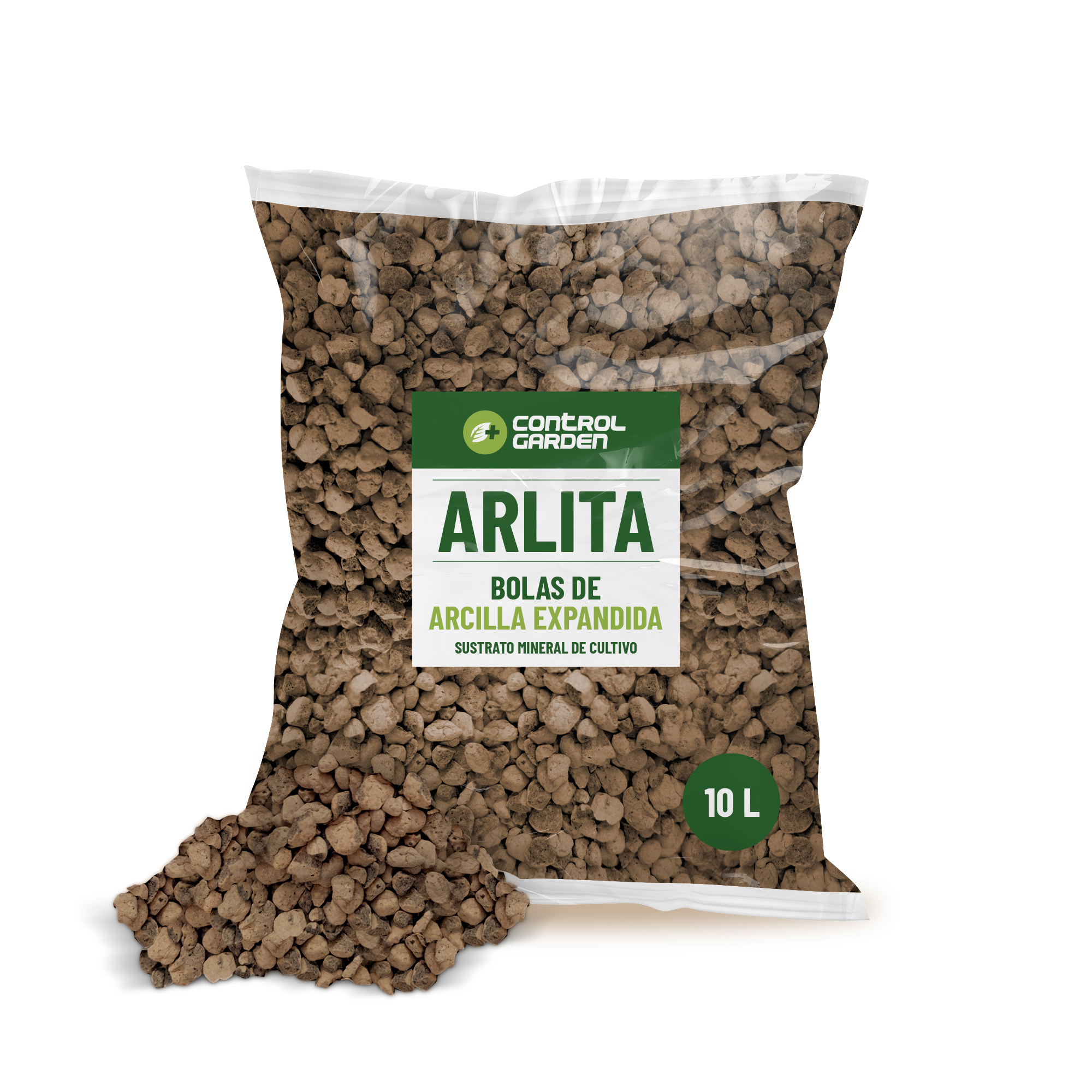 Arlita 10L – Sustrato Bolas de Arcilla Expandida para Plantas y Cultivos de Interior y Exterior