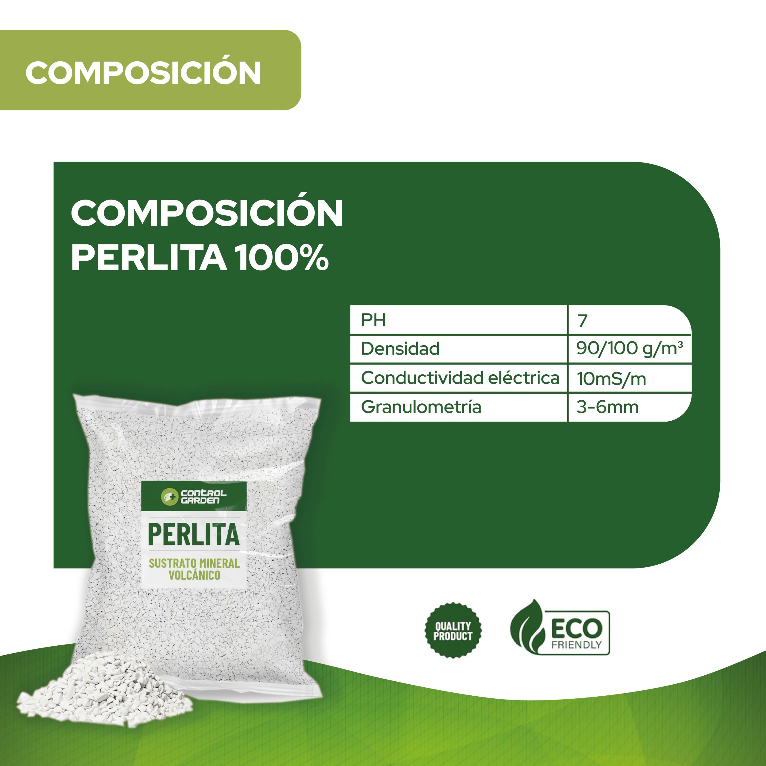 Perlita 125 L de Control Garden para mejorar el sustrato de cultivos · foto 9