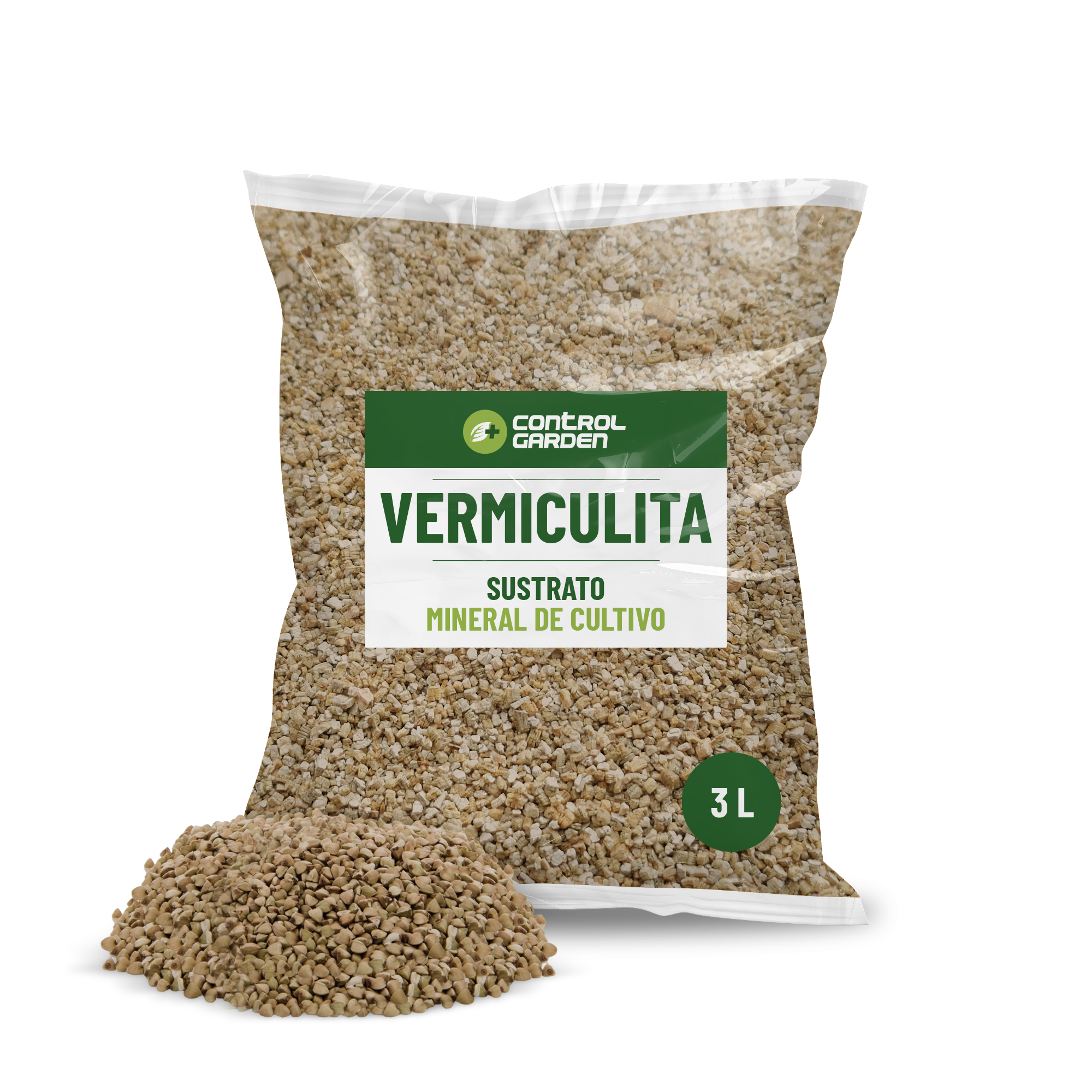 Vermiculita 3L- Sustrato Mineral para Plantas y Cultivos de Interior y Exterior