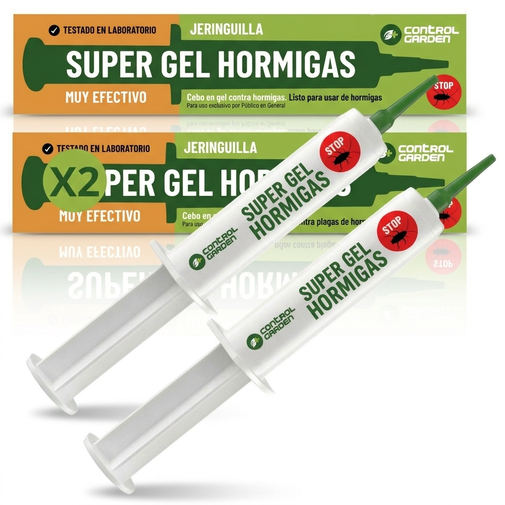 x2 Gel Antinsetti Siringa 10 gr | Esche Insetticida Siringa Elimina Formiche Interno ed Esterno