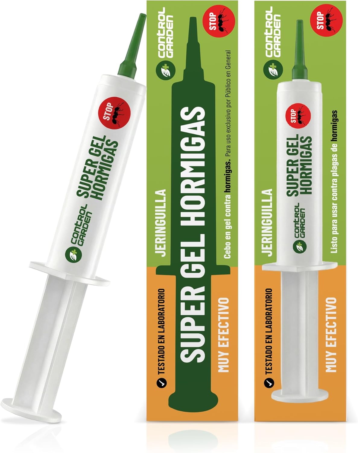 Gel Antihormigas Jeringa 10 gr | Cebo Insecticida Jeringuilla Elimina Hormigas Interior y Exterior