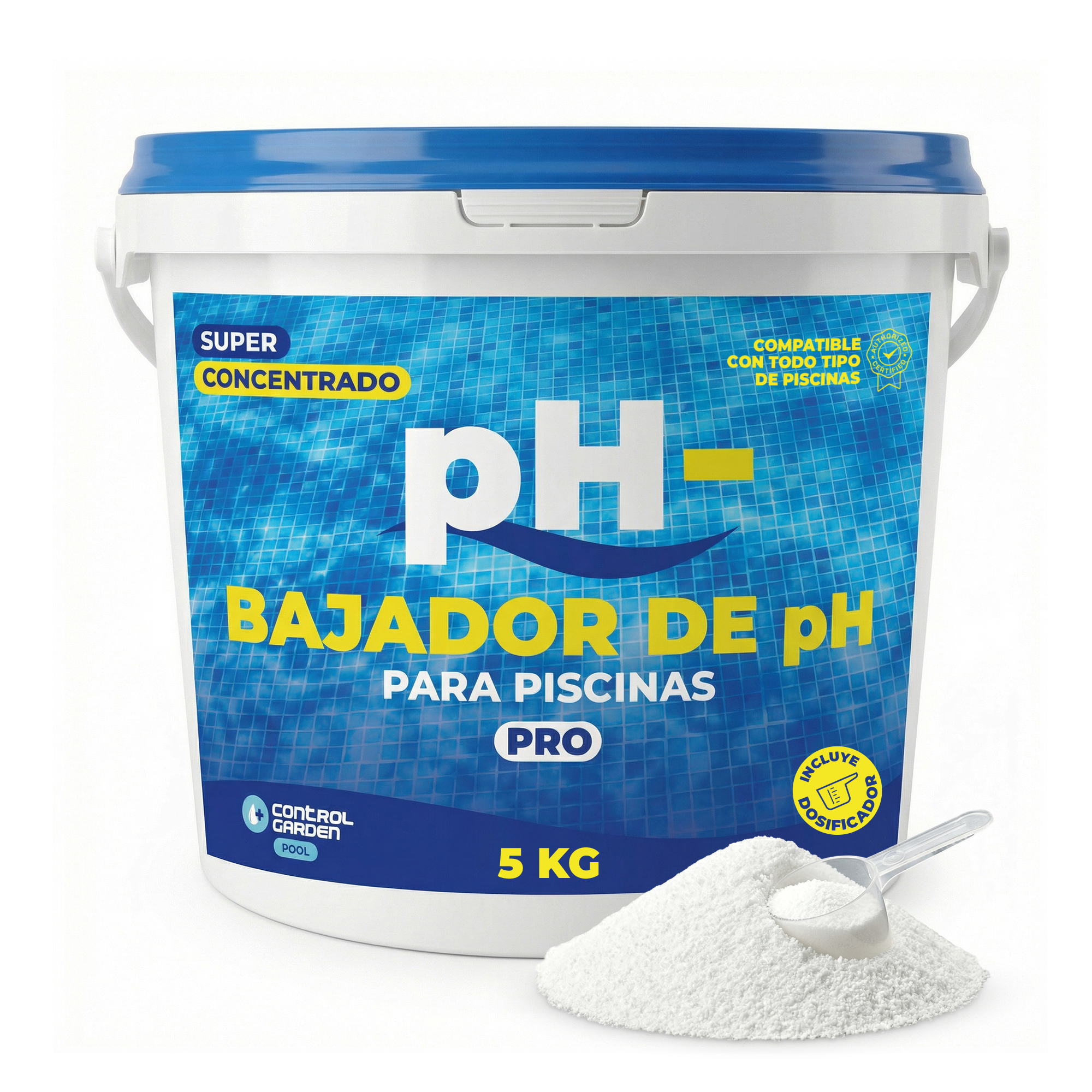 Bajador Ph Piscinas 5 kg – Reductor Piscina ph- Sólido