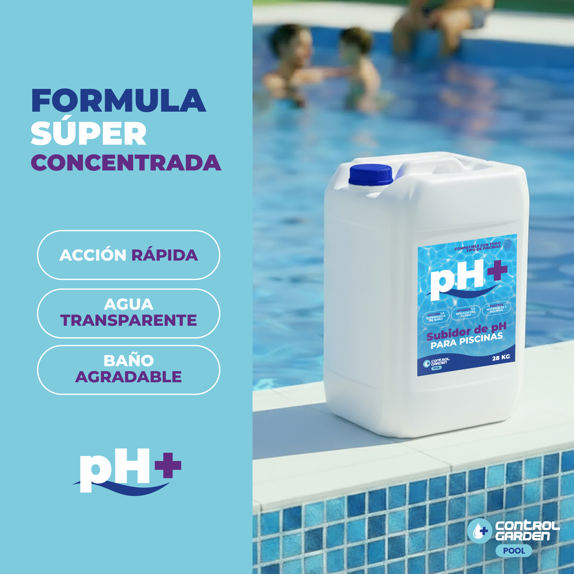 Subidor de pH líquido Control Garden 20L para piscinas grandes · foto 4