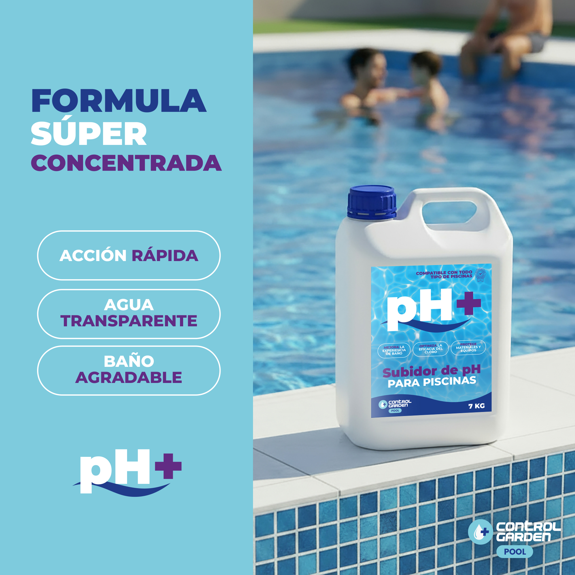 Subidor de pH líquido Control Garden 5L para piscinas, ideal para mantenimiento. · foto 4