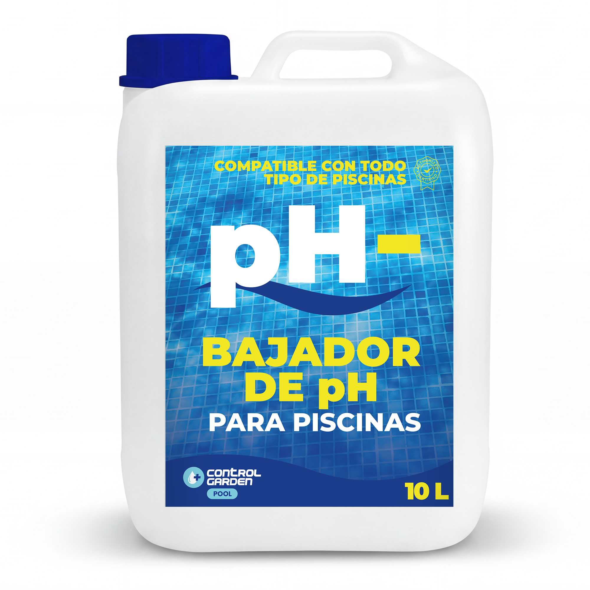 Reductor de pH líquido 10 L para piscinas · Pack 1 unidad
