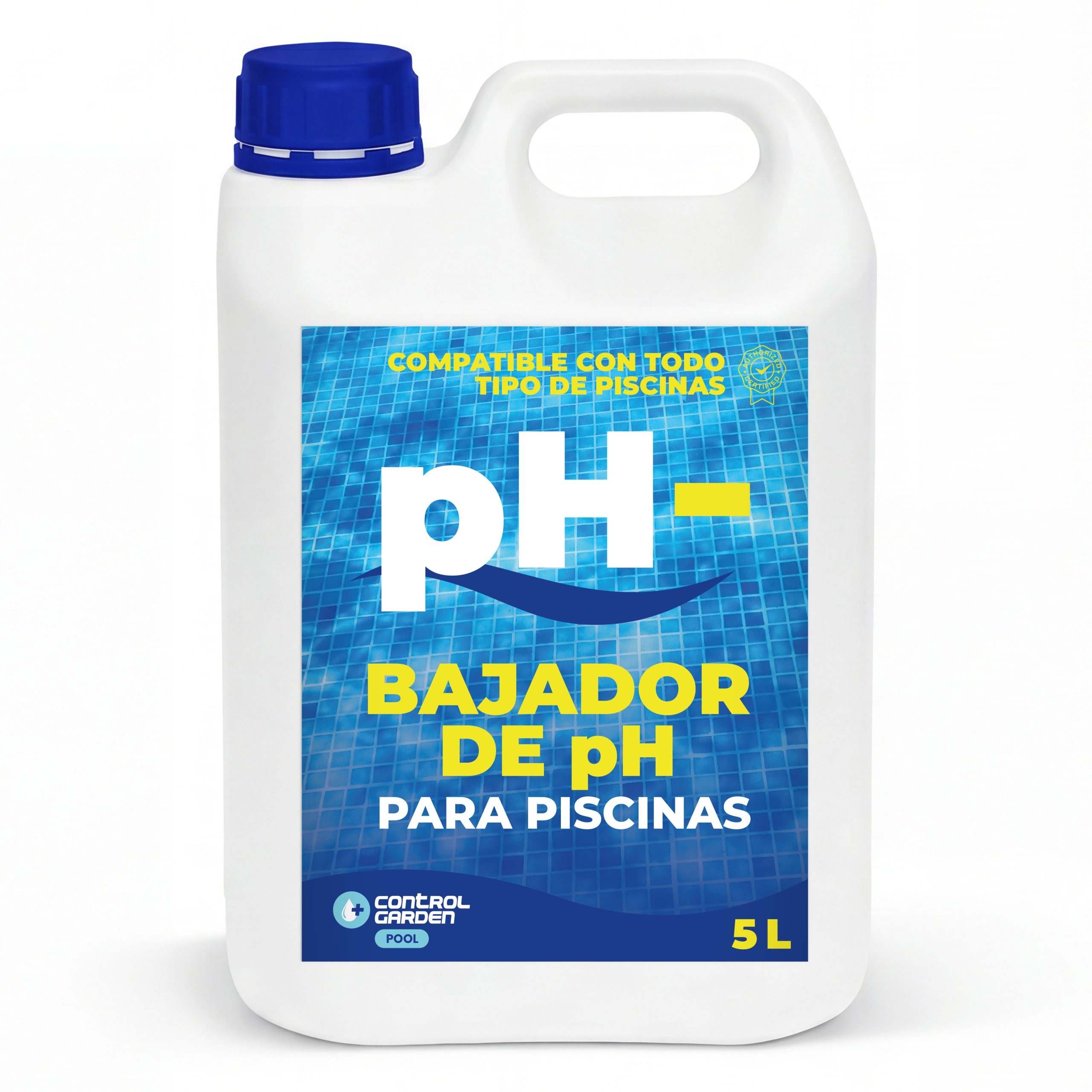 Reductor de pH líquido 5 L · Ideal para piscinas · Pack 1 unidad